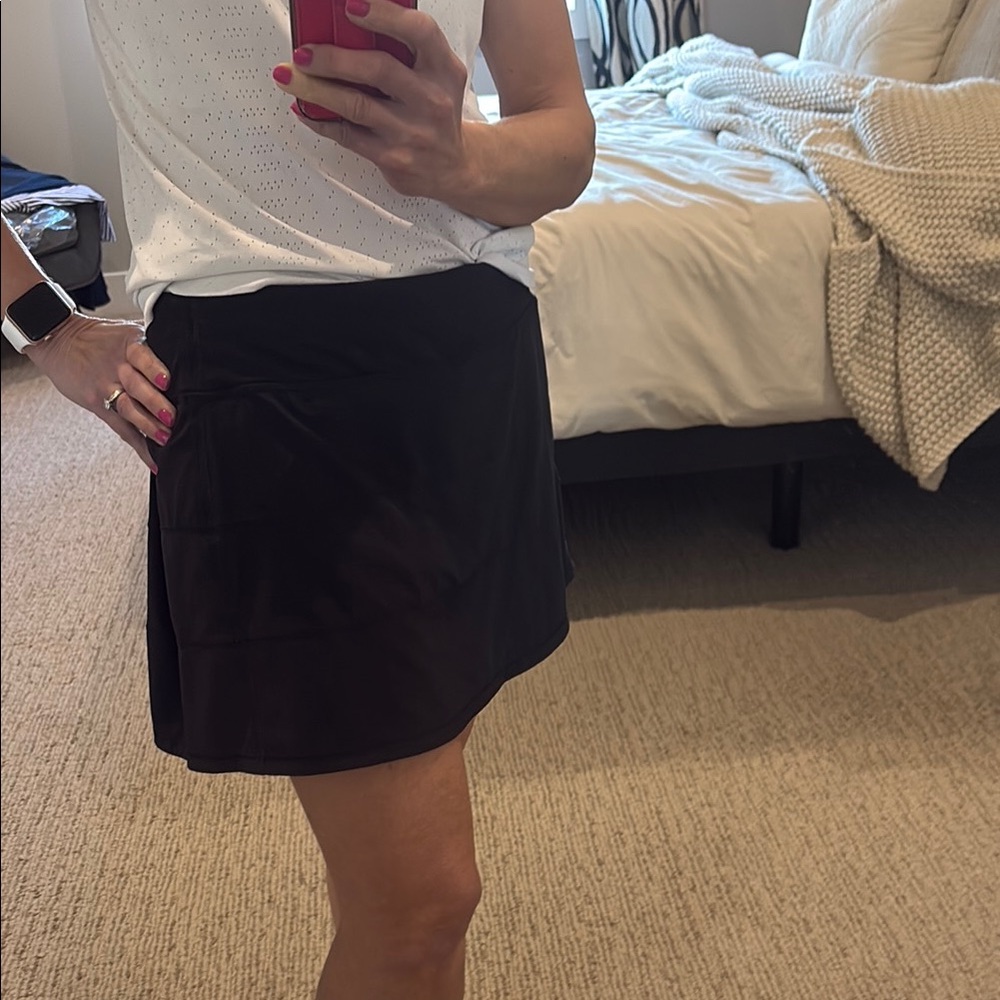 Black Lululemon skirt